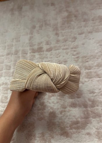 Accessorize Bej Pilili Keten Bohem Saç Tacı