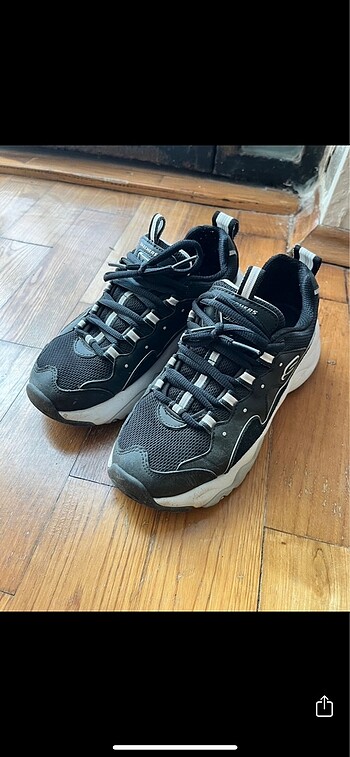 36,5 Beden siyah Renk Skechers spor ayakkabı
