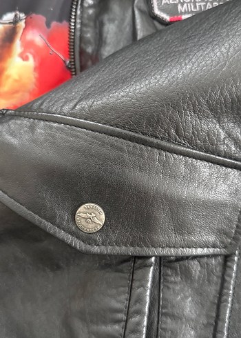 Siyah Kürklü Biker Deri Ceket - Görsel 8