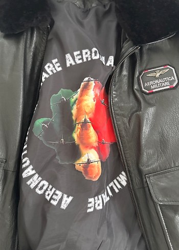 Siyah Kürklü Biker Deri Ceket - Görsel 4