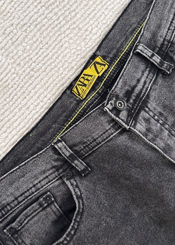 Gri Erkek Denim Street Wear Pantolon - Görsel 2