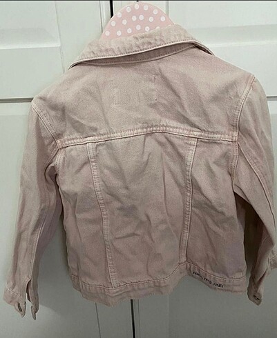 Zara Kız çocuk pembe kot ceket