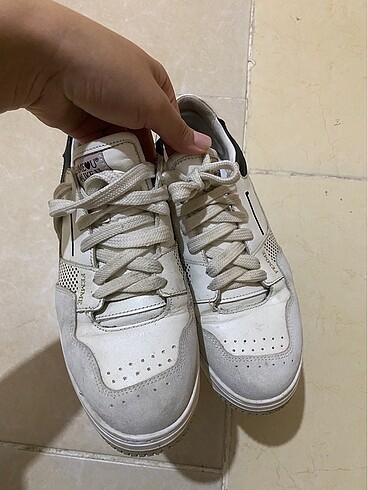 39 Beden beyaz Renk New balance muadili gerçek deri ayakkabı