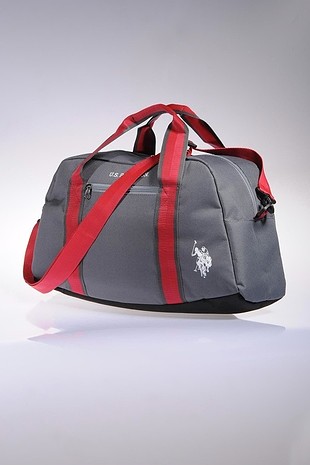 U.S. Polo Assn. gri seyahat/spor çantası 