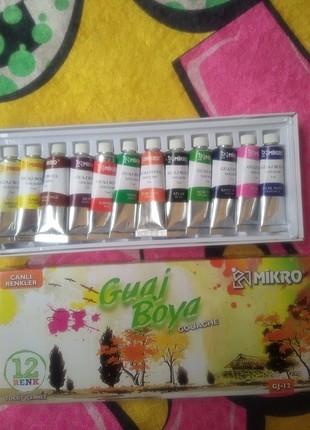 Guaj boya sıfır ürün 