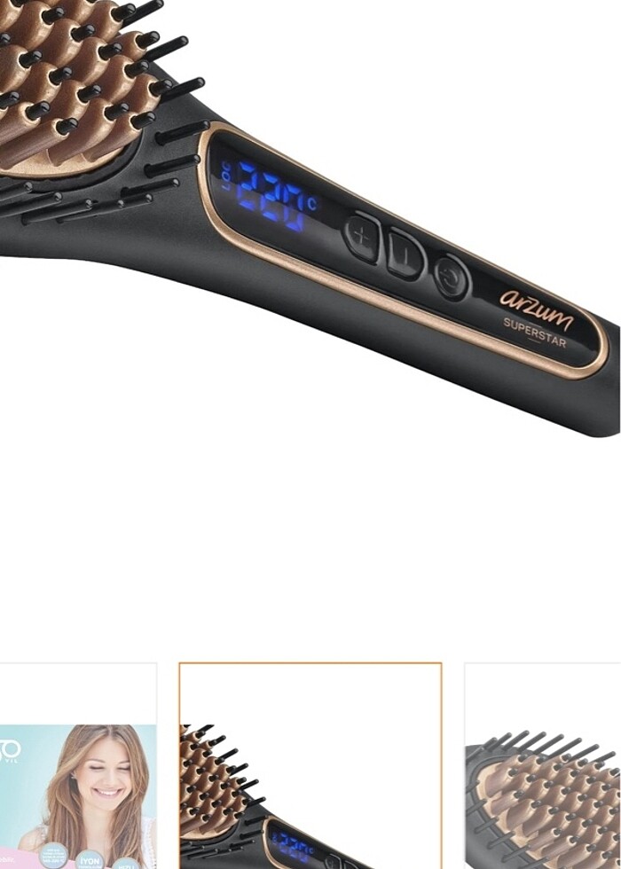 Arzum saç düzleştirici tarakli - Görsel 3