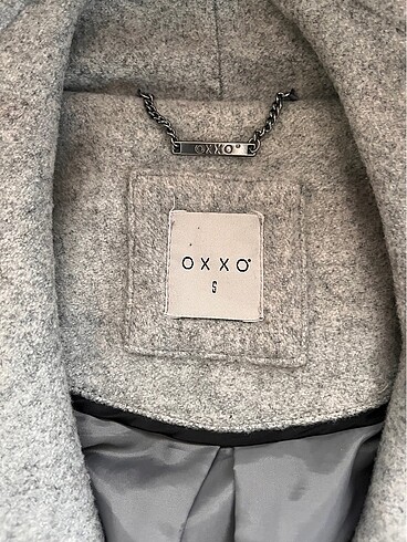 s Beden gri Renk OXXO yün kaban