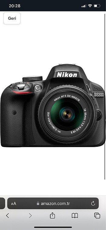Nikon d3300 fotoğraf makinesi