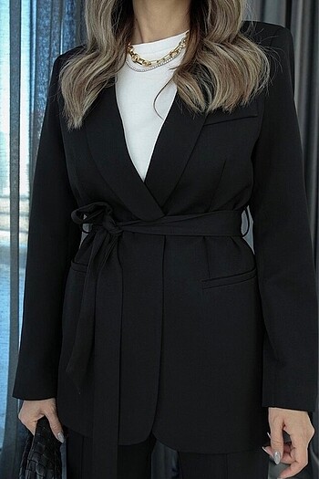 Blazer ceket siyah