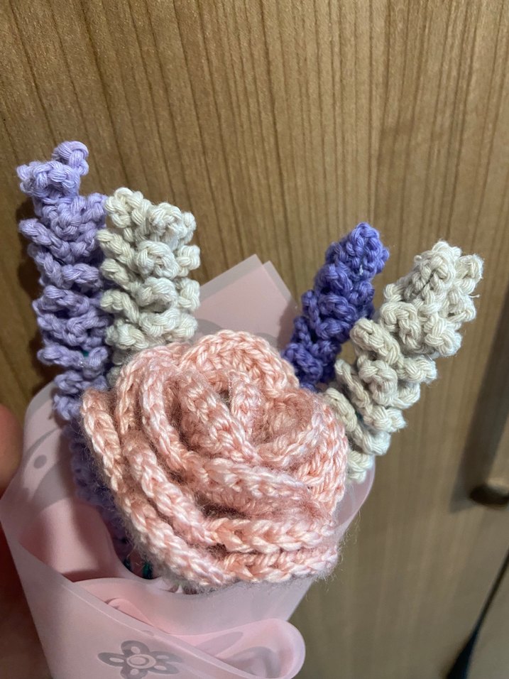 ÖRGÜ ÇİÇEK BUKETİ - Görsel 3