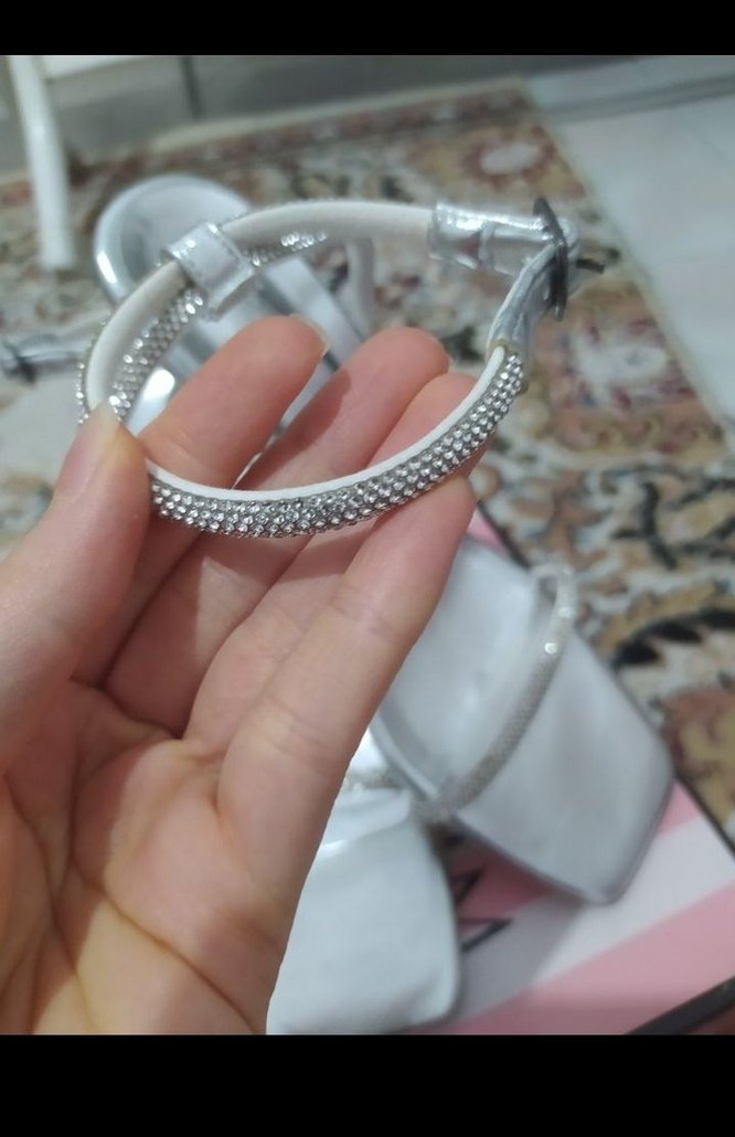 Taşlı İnce Topuklu Kadın Abiye Ayakkabı - Görsel 5