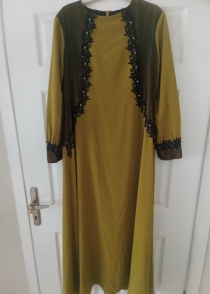 Dantel işlemeli elbise - Görsel 2