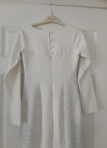 Beyaz abiye - Görsel 6