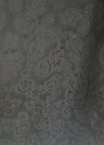 36 Beden Siyah V Yakalı Midi Tunik