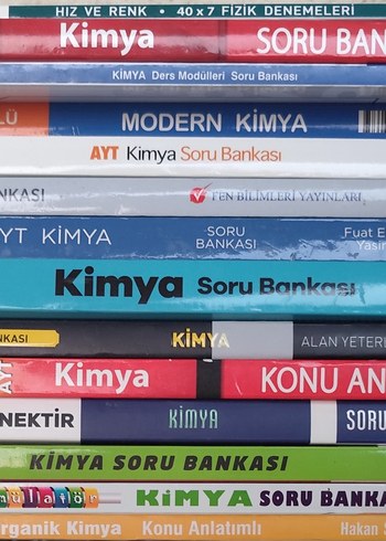 Kimya Soru Bankası Seti - Konu Anlatımlı Kitaplar