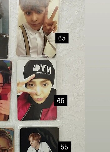  Exo xiumin kyungsoo photocard