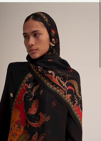 Moreno silk marka yün ipek şal, #moreno #morenosilk Morenosilk - Görsel 3