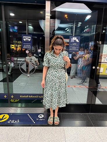 Zara Kemer detaylı elbise