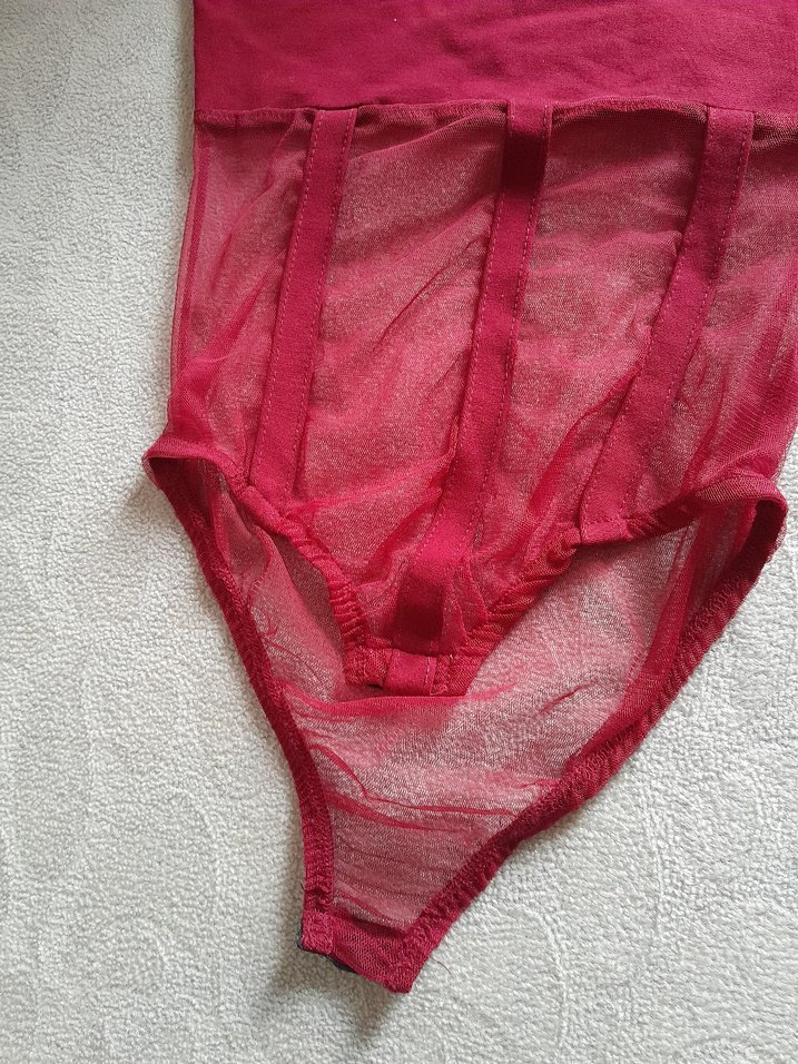 bordo badi iç giyim - Görsel 4