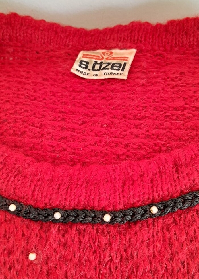 İnci boncuklu Sabri Özel bluzu - Görsel 3