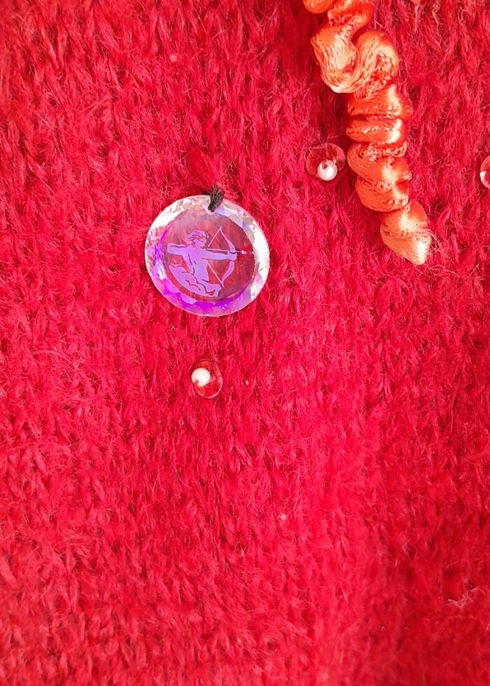 İnci boncuklu Sabri Özel bluzu - Görsel 5