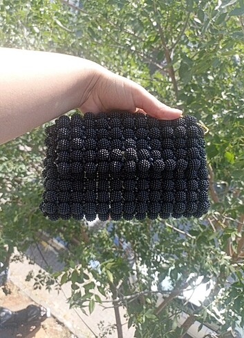  Beden siyah Renk Kadın abiye çantası