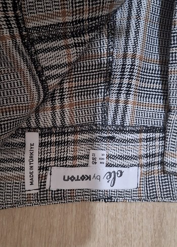 40 Beden gri Renk Koton Kumaş Pantolon