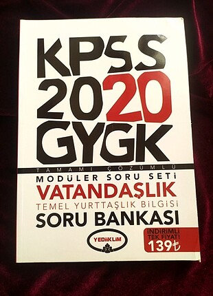 Kpss 2021 vatandaşlık soru Bankası