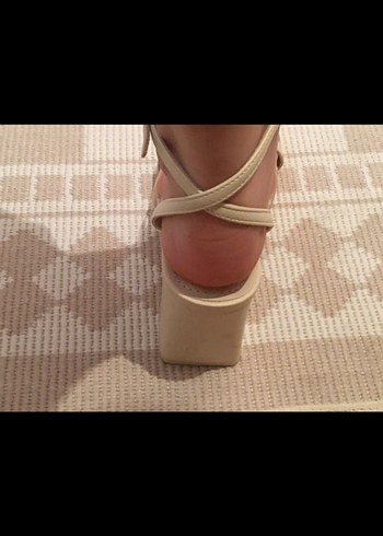 bershka kadın topuklu ayakkabı - Görsel 6