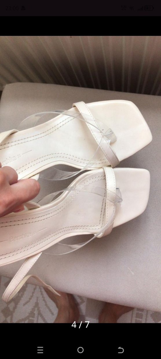 bershka kadın topuklu ayakkabı - Görsel 4