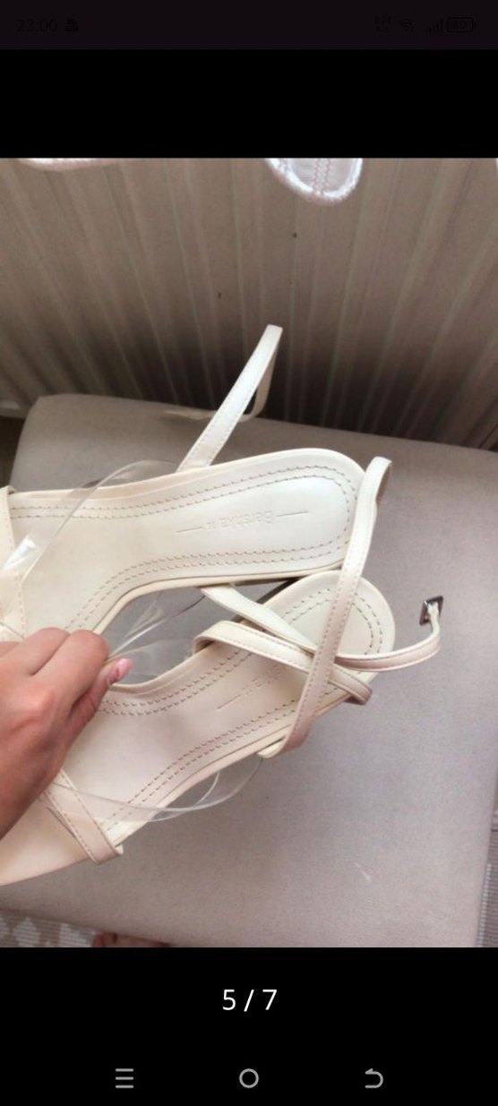 bershka kadın topuklu ayakkabı - Görsel 5