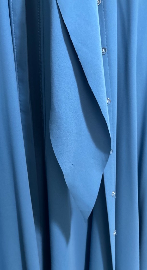 Kadın Mavi Uzun Kollu Salaş - Görsel 4