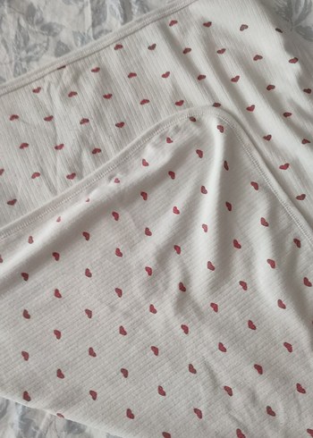 Baskılı Beyaz Bebek Battaniyesi - Görsel 2