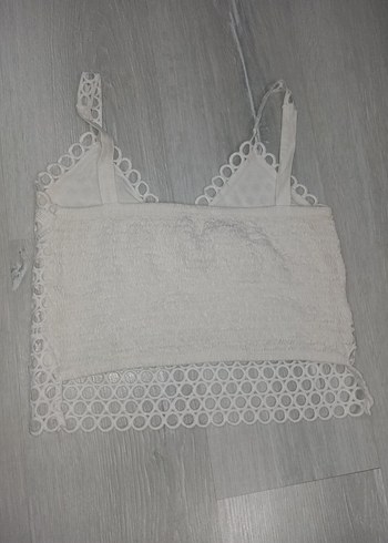 Nakışlı Bohem Beyaz Mini Bralet - Görsel 3