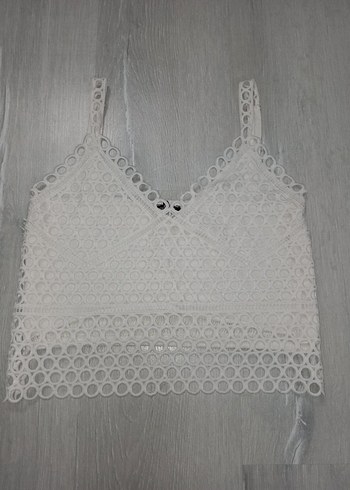 Nakışlı Bohem Beyaz Mini Bralet - Görsel 2