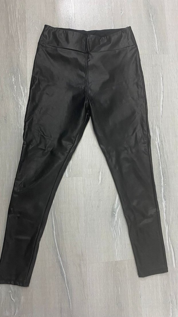 Siyah Kemerli Kadın Spor Tayt - Görsel 2