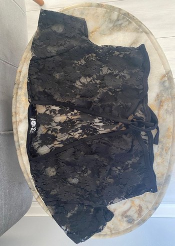 Siyah Dantel Goth Bolero - Görsel 7