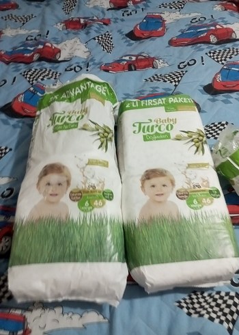 Diğer Baby Jurco Doğadan Bebek Bezi 6 Beden 46 Adet