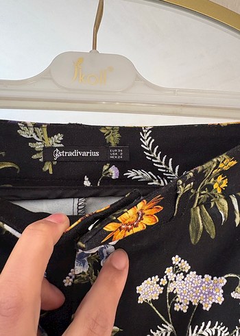 Çiçek Desenli Bohem Kadın Pantolon - Görsel 4