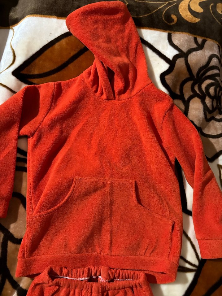 Kız Çocuk Kapüşonlu polar takım - Görsel 3