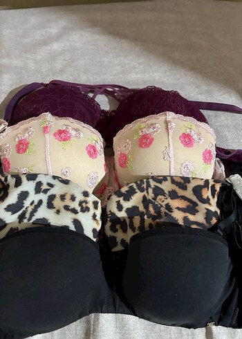 Çiçek ve Leopar Desenli Bohem Sütyenler - Görsel 2