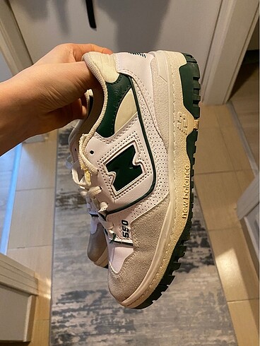 38 Beden new balance 550 white green