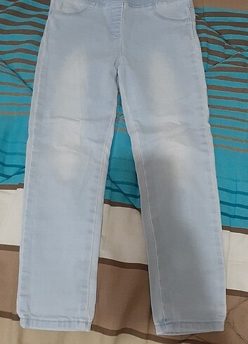 4 Yaş Beden mavi Renk 4 5 yaş kız çocuk kot pantolon
