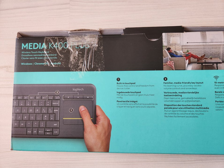 Logitech K400 Plus Kablosuz Klavye - Görsel 4