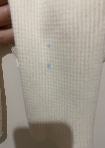 Beyaz Yarım Boğazlı Uzun Kollu Triko Kazak - Görsel 3