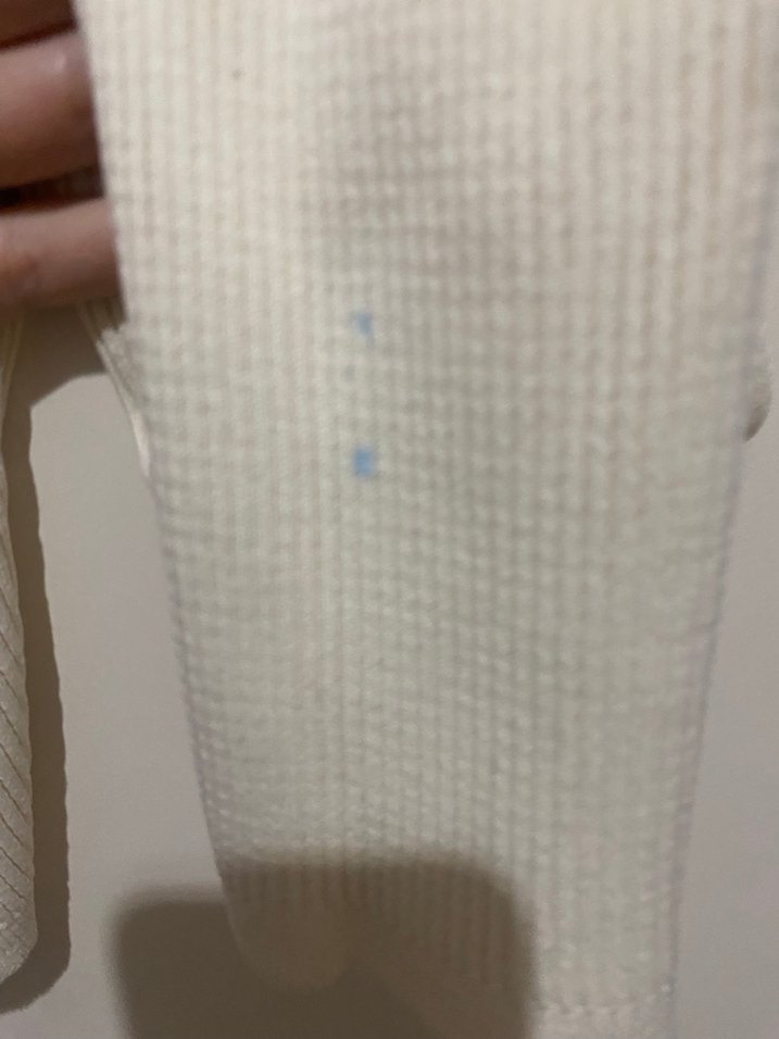 Beyaz Yarım Boğazlı Uzun Kollu Triko Kazak - Görsel 3