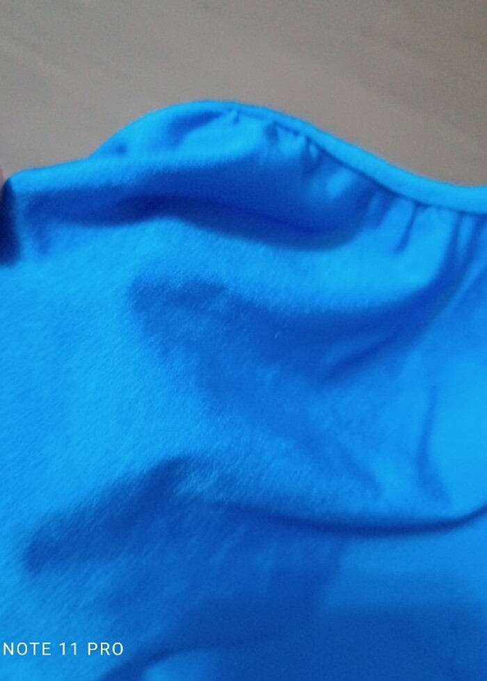 Parlak tek omuz mayo  - Görsel 2