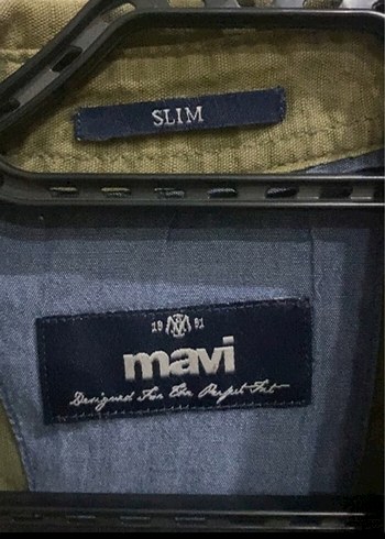 Erkek Haki Keten Uzun Kollu Gömlek - Görsel 3