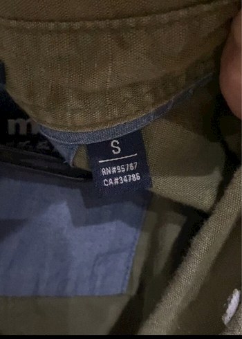 Erkek Haki Keten Uzun Kollu Gömlek - Görsel 4