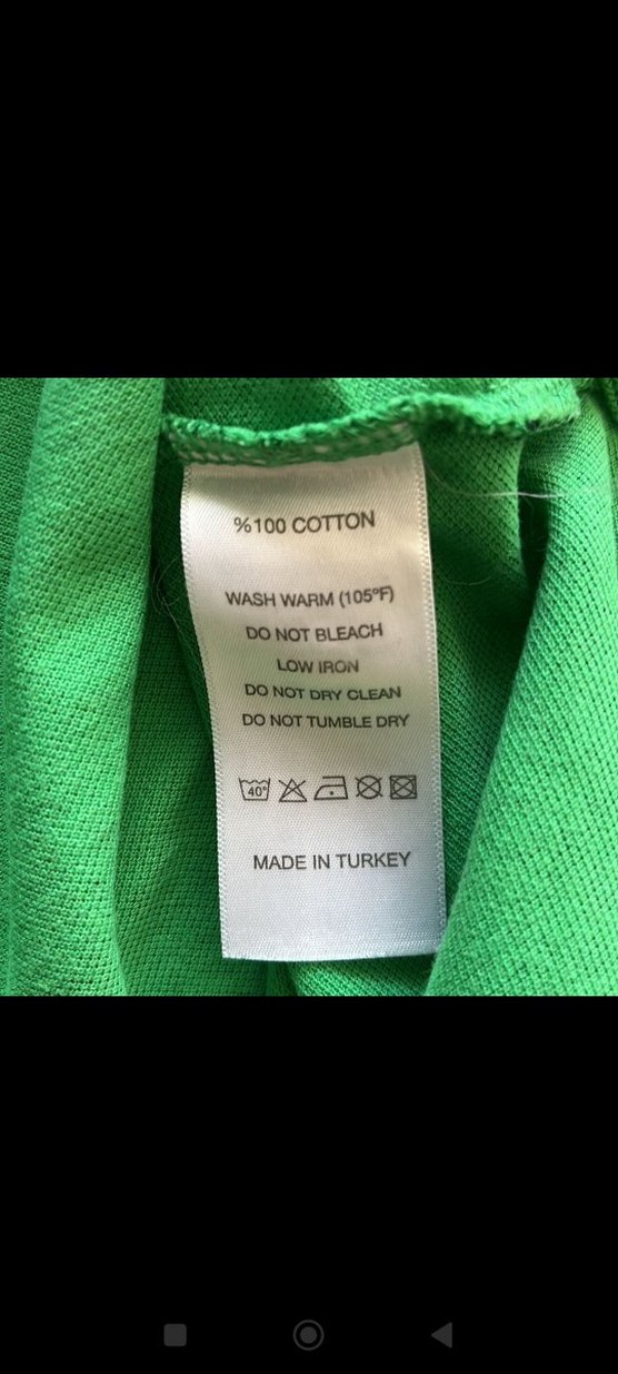 Yeşil Desenli Kısa Kollu Polo Yaka Tişört - Görsel 2